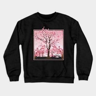 Sakura Pink Flower Blossom Japanese Cherry Blossom Crewneck Sweatshirt